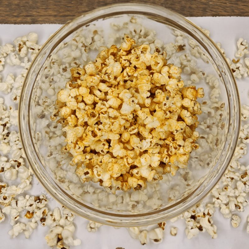 instant peri peri popcorn in a bowl by bazaarooh for website photography