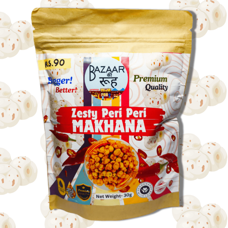 Handroasted Zesty PeriPeri Makhana 30g - 5