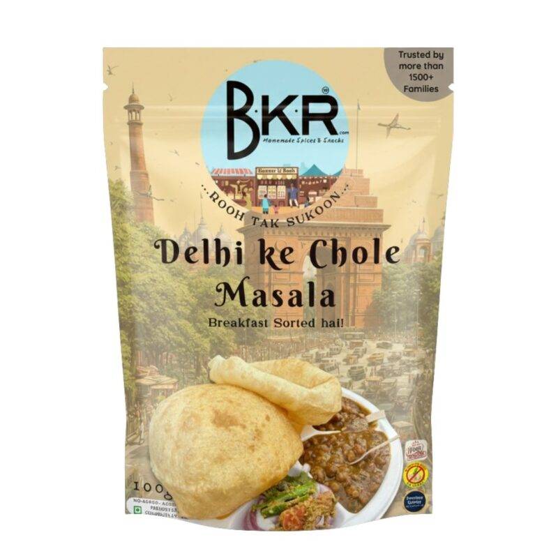 Delhi ke Chole Masala 100g for Chole, Chana or Choliya - 5